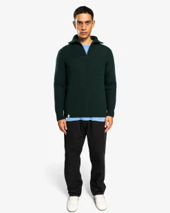 Hot Alltime Graze Half Zip Genser Ullstrikk|Ullstrikk