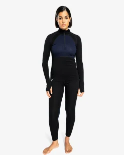 Cheap Peak Map Half Zip Baselagstopp Ullundertøy